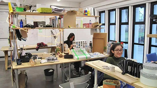 伦敦大学金史密斯学院中的学生创作空间