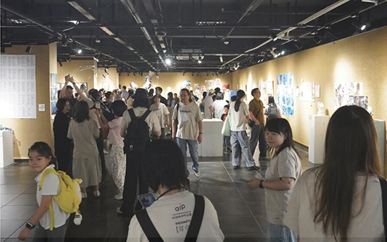 2026年广美附中aip毕业展作品展区现场
